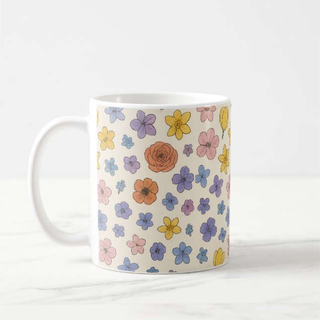Mug Fleurs (Gauche)