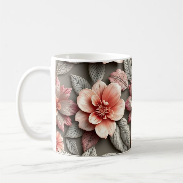 Mug Fleurs 3D (Gauche)