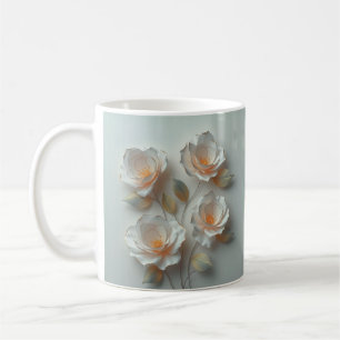 Mug Fleurs 3D Élégantes