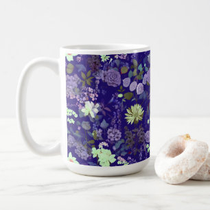 Mug Fleurs à l'atmosphère élégante et mystérieuse