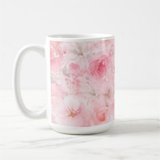 Mug Fleurs aquarelles Blush Bloom