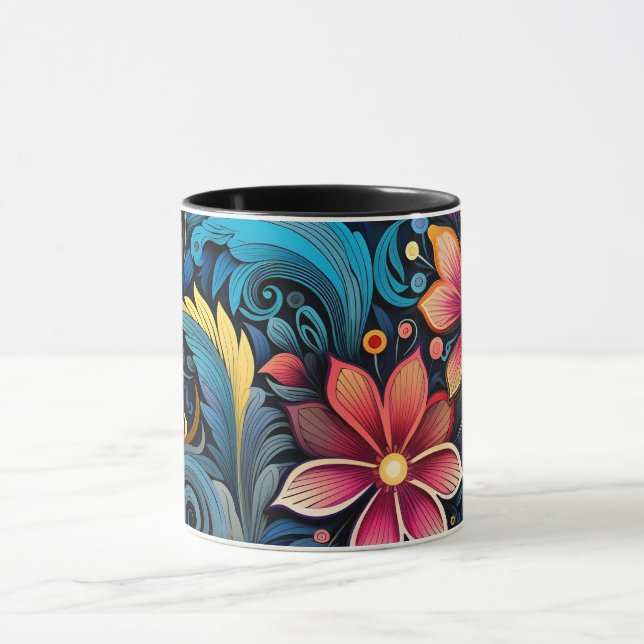 Mug Fleurs colorées (Centre)