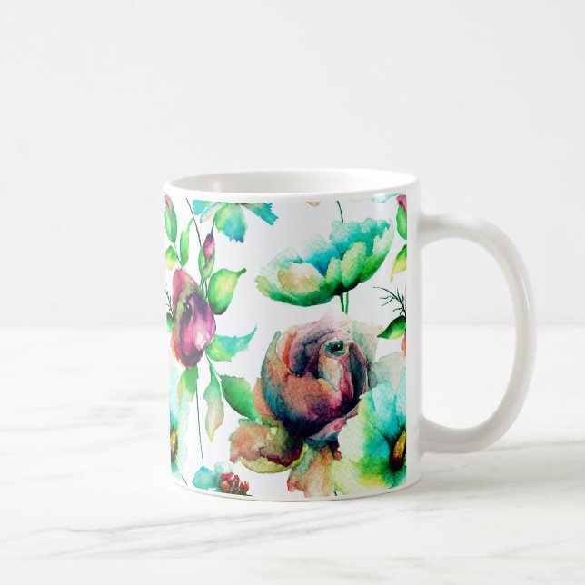 Mug Fleurs colorées Patten (Droite)