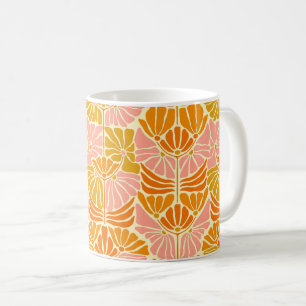 Mug Fleurs colorées rétro