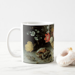 Mug Fleurs, coquillages et insectes Balthasar van der 