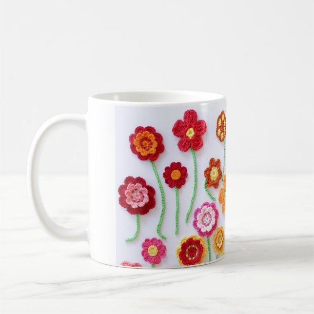 Mug Fleurs Crochet (Gauche)