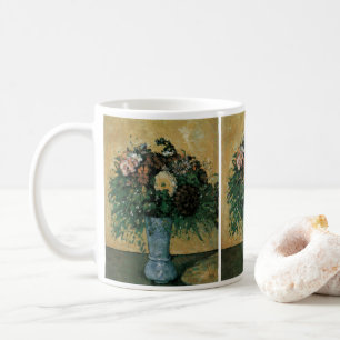 Mug Fleurs dans un Vase Bleu par Paul Cezanne Art Vint