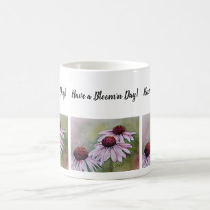 Mug Fleurs d'aquarelle rose pâle
