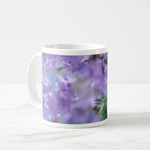 Mug Fleurs d'arbre pourpres de Jacaranda