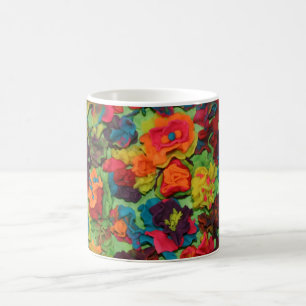 Mug Fleurs d'argile arc-en-ciel