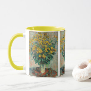 Mug Fleurs d'artichauts de Jérusalem par Claude Monet