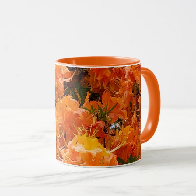 Mug Fleurs d'Azalée Flamboyante (Devant droit)