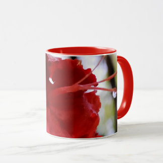 Mug Fleurs d'azalée rouge