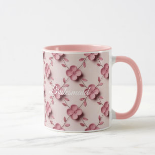 Mug Fleurs de cerisiers roses Bridesmaid Combo rose