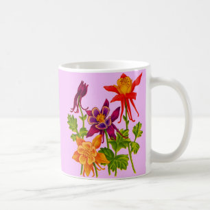 Mug fleurs de columbine
