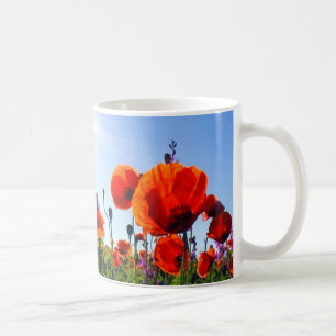 Mug Fleurs de crapets rouges sauvages