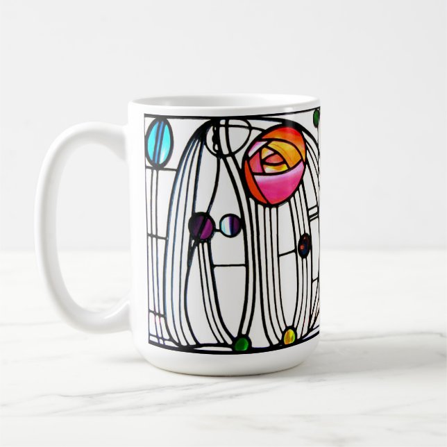 Mug Fleurs de fenêtre Charles Rennie Mackintosh (Gauche)