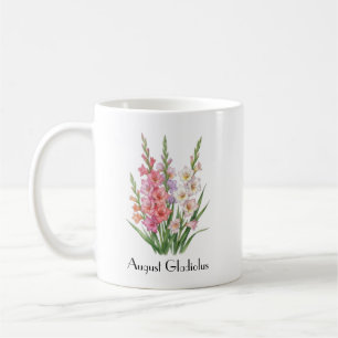 Mug Fleurs de gladiolus d'août