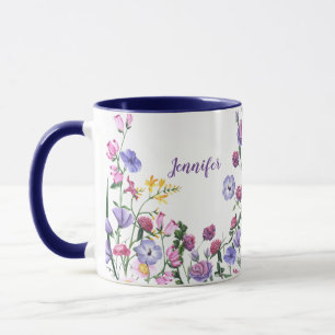 Mug Fleurs de Jardin colorées fleurs sauvages
