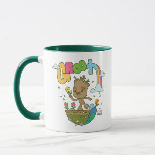 Mug Fleurs de la grotte super et arc-en-ciel
