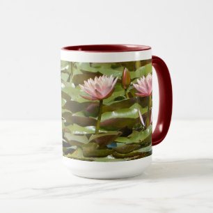 MUG FLEURS DE LOTUS ROSE