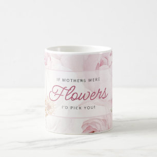 Mug Fleurs de pivoine pour la fête des mères que je cu