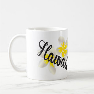 Mug Fleurs de Plumeria d'Hawaï