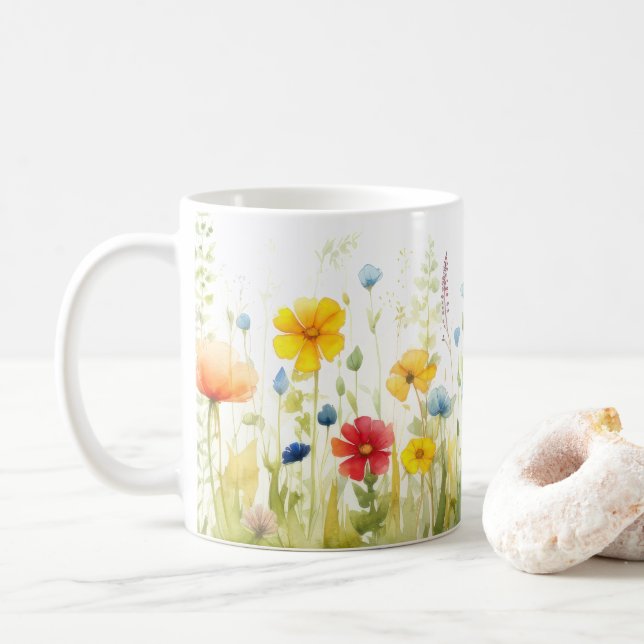 Mug Fleurs de ressort (Avec donut)