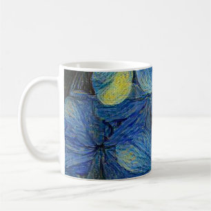 Mug Fleurs de rêve dans le style art Vincent Van Gogh.