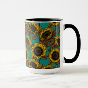 Mug Fleurs de soleil