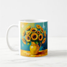 Fleurs de soleil jaunes personnalisées