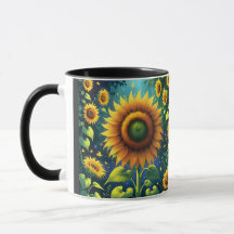 Fleurs de soleil surréalistes