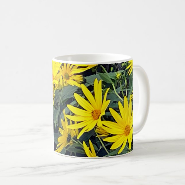 Mug Fleurs de topinambour (Devant droit)