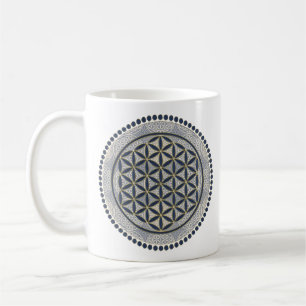Mug FLEURS DE VIE - Symbole de géométrie sacrée Art 1