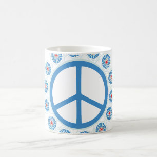 Mug Fleurs des signes de paix