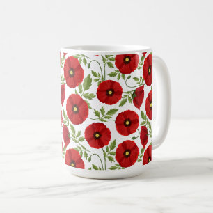 Mug Fleurs d'été joyeuses floraison de pavot