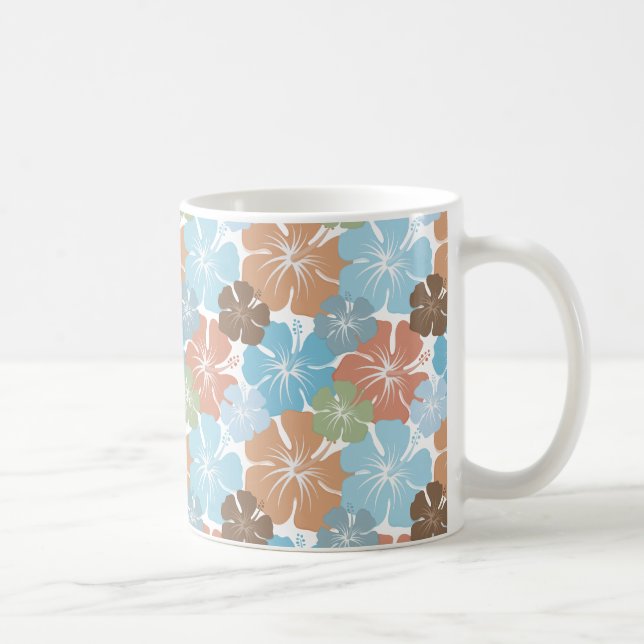 Mug Fleurs d'Hibiscus Tropical Hawaïen (Droite)