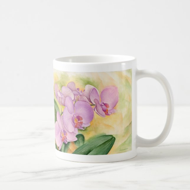 Mug Fleurs d'orchidée de Phalaenopsis - multi (Droite)