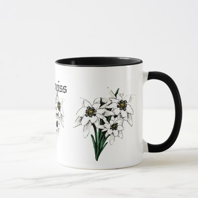 Mug Fleurs Edelweiss (Droite)