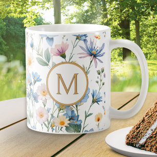 Mug Fleurs Élégantes de Printemps Jardin de Cottage Bo
