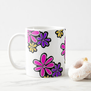 Mug Fleurs Éléphant Rose
