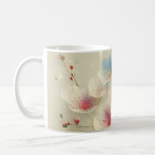 Mug Fleurs en fleurs – Art botanique pastel doux #1
