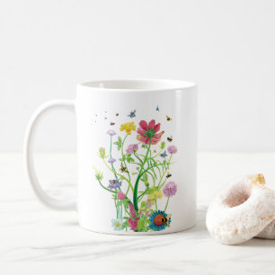 Mug Fleurs épanouies pour les abeilles sauvages et les