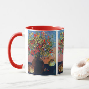 Mug Fleurs et Chats de Paul Gauguin, Beaux-Arts Vintag