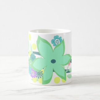 Mug Fleurs et points