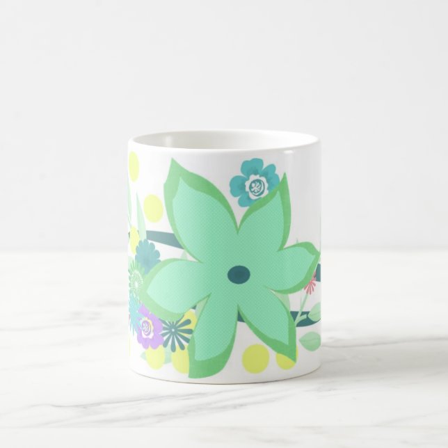 Mug Fleurs et points (Centre)