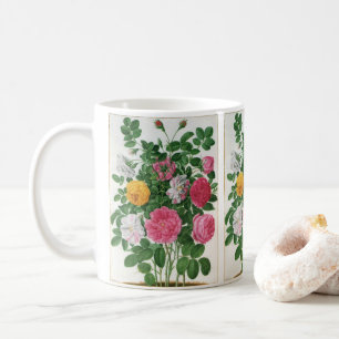 Mug Fleurs florissantes vintages, Roses du jardin de p