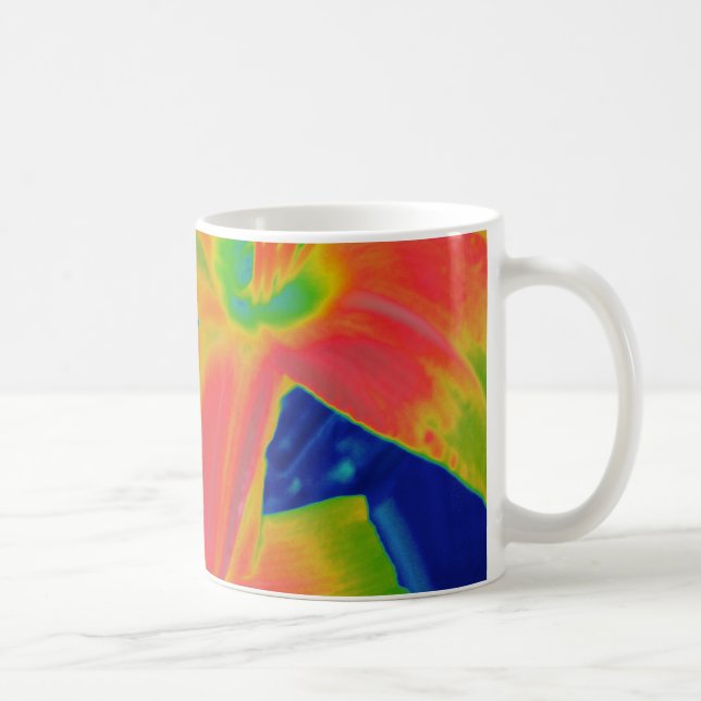 Mug fleurs fluorescentes (Droite)