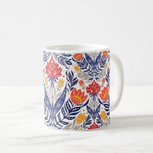 Mug Fleurs folkloriques motif
