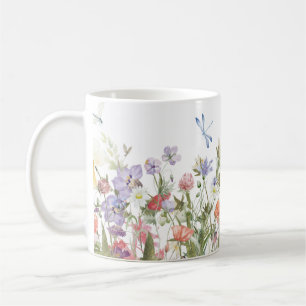 Mug Fleurs Illustrées à la Main